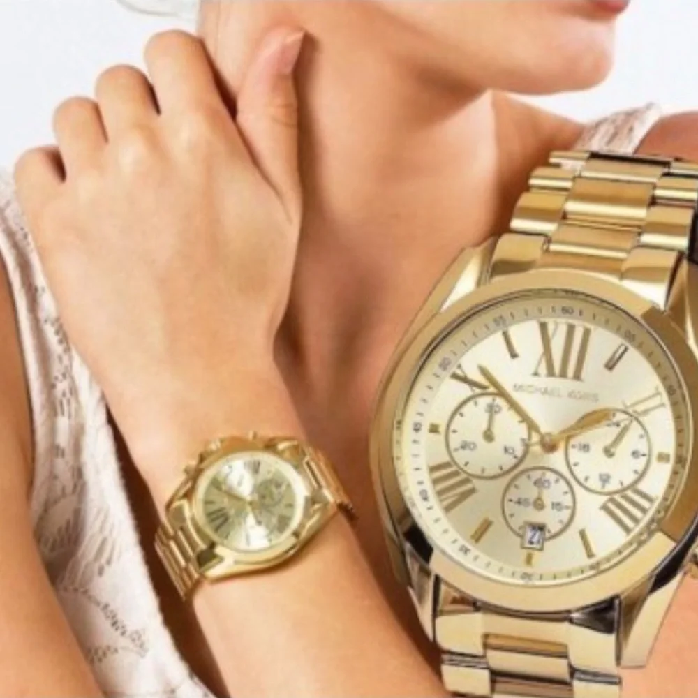 Michael Kors Gold Chronograph Women's Watch